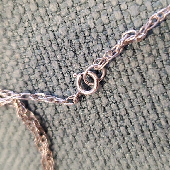 Vintage 925 Silver Necklace, Sweet SUPER Unique Chain, 24 inches - Picture 6 of 10